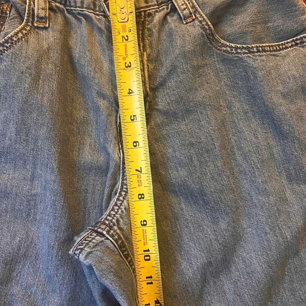Frame Le Wide Leg Jeans 29 Happy Indigo High Rise Straight Leg Denim - Picture 5 of 10